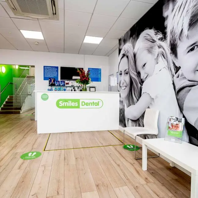 Smiles Dental Dun Laoghaire reception & waiting room.1