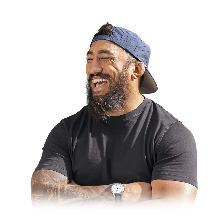 Bundee Aki our brand ambassador.