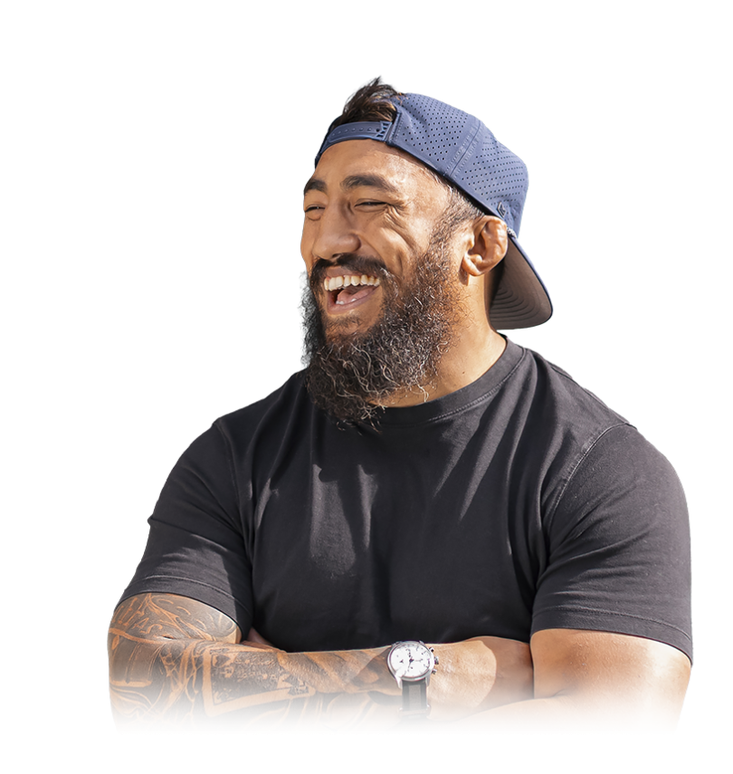 Bundee Aki our brand ambassador.